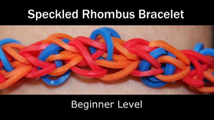 Rainbow Loom® Speckled Rhombus Bracelet