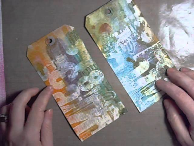 Stamping with Gesso