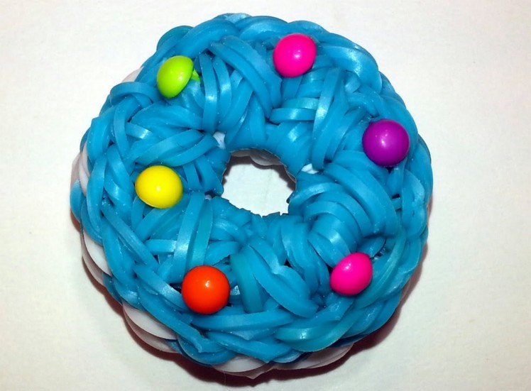 3-D Doughnut (Cookie) Charm Tutorial by feelinspiffy (Rainbow Loom)