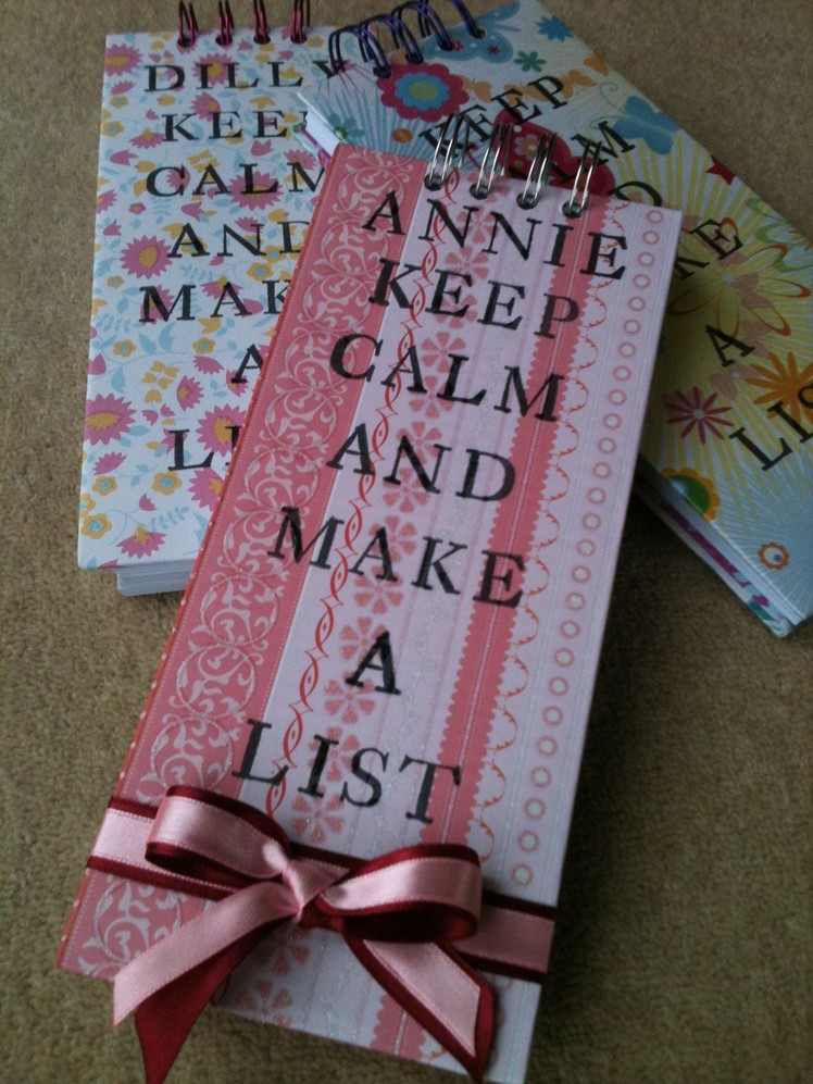 Book Binding - How to make a list pad