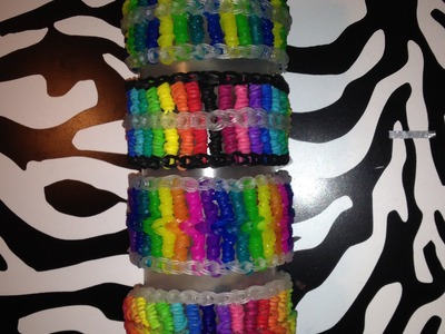 Candy Streamer Bracelet (Part 2) On Rainbow Loom