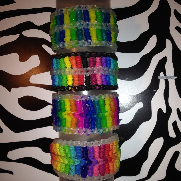 Candy Streamer Bracelet (Part 2) On Rainbow Loom