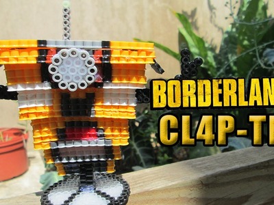 DIY: 3D ClapTrap from Borderlands with LED Candle | Bead Sprites (Perler.Hama Beads)