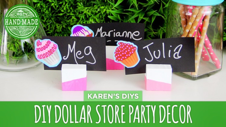 DIY Dollar Store Party Decor! - Dollar Store Challenge - HGTV Handmade