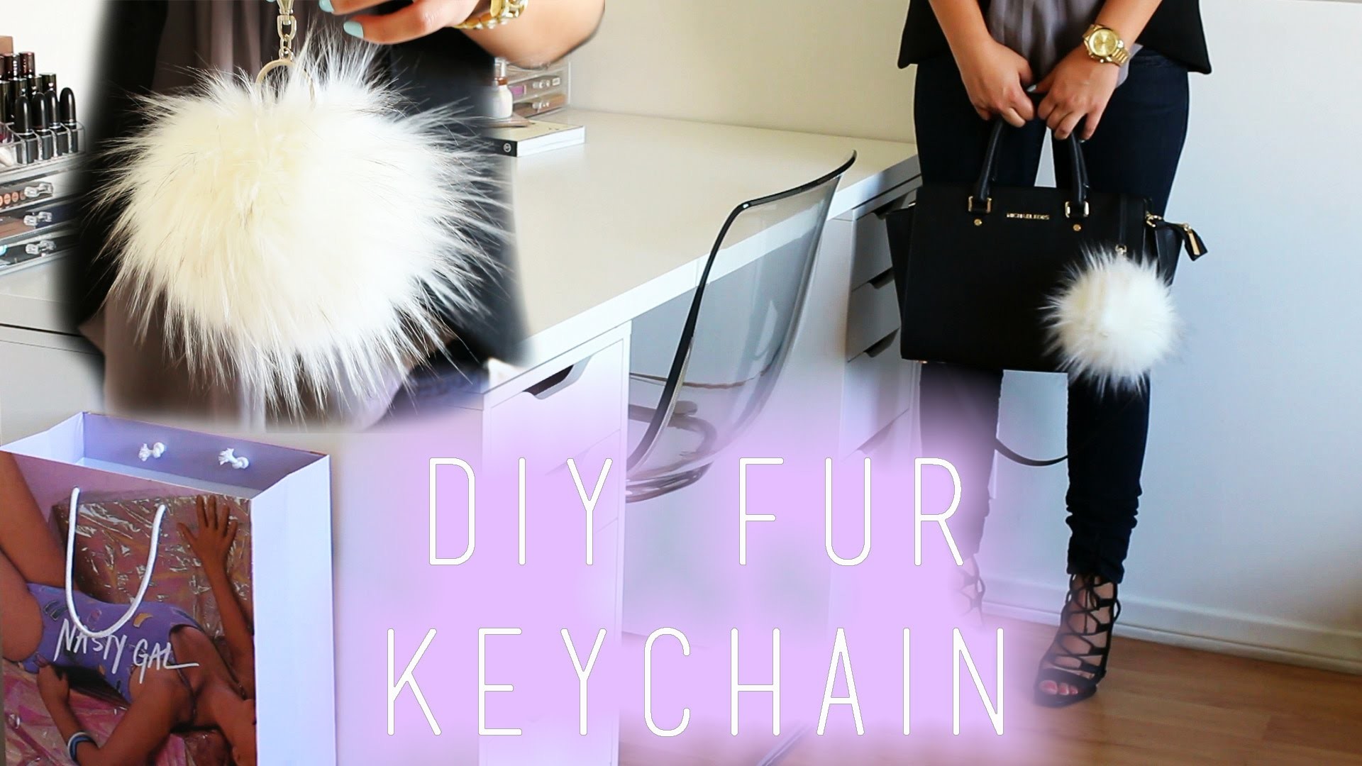 DIY Fur Keychain
