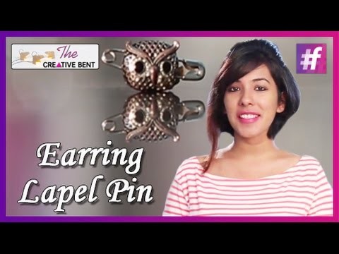 DIY: How to Make a Lapel Pin Out of an Earring
