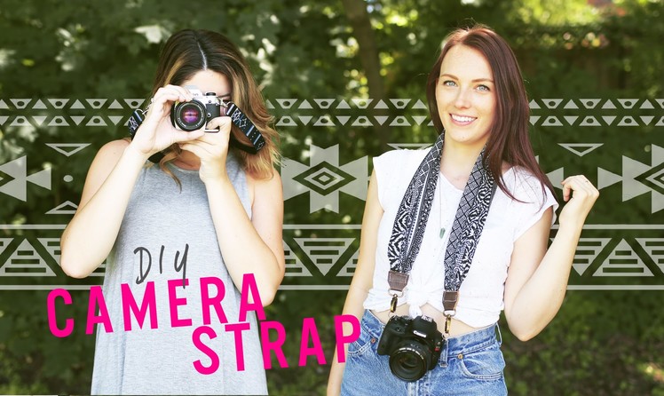 DIY UPCYCLE CAMERA STRAP | THE SORRY GIRLS