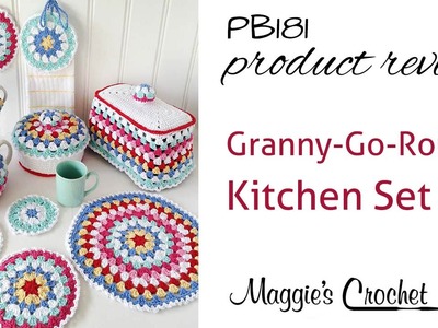 Granny-Go-Round Kitchen Set Crochet Pattern Product Review PB181