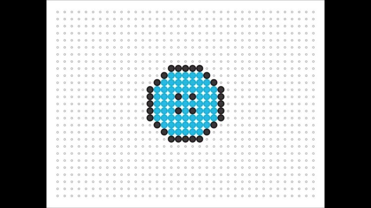 Hama Bead Button (Art Material Series #5)