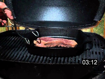 How to Cook a NY Steak on a Portable Grill