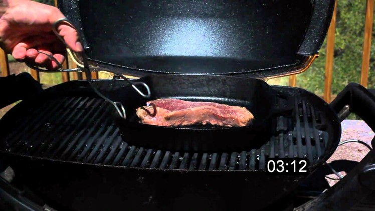 How to Cook a NY Steak on a Portable Grill
