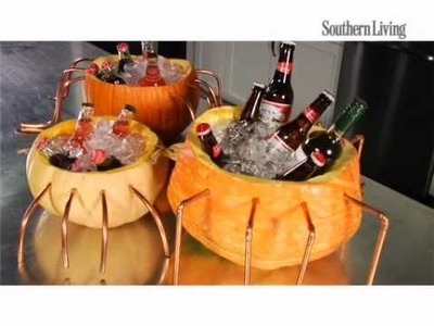 How to Create Pumpkin Coolers For Perfect Halloween Decorations | Southern Living