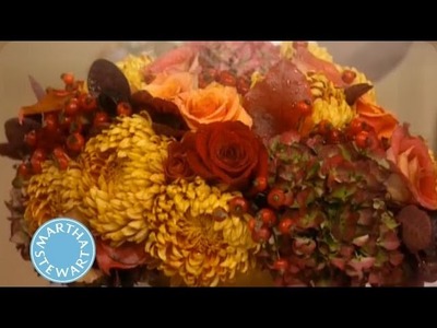How to Create Thanksgiving Floral Centerpieces | Thanksgiving Decorations | Martha Stewart