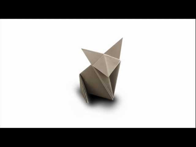 How to fold an Origami Cat. Fox