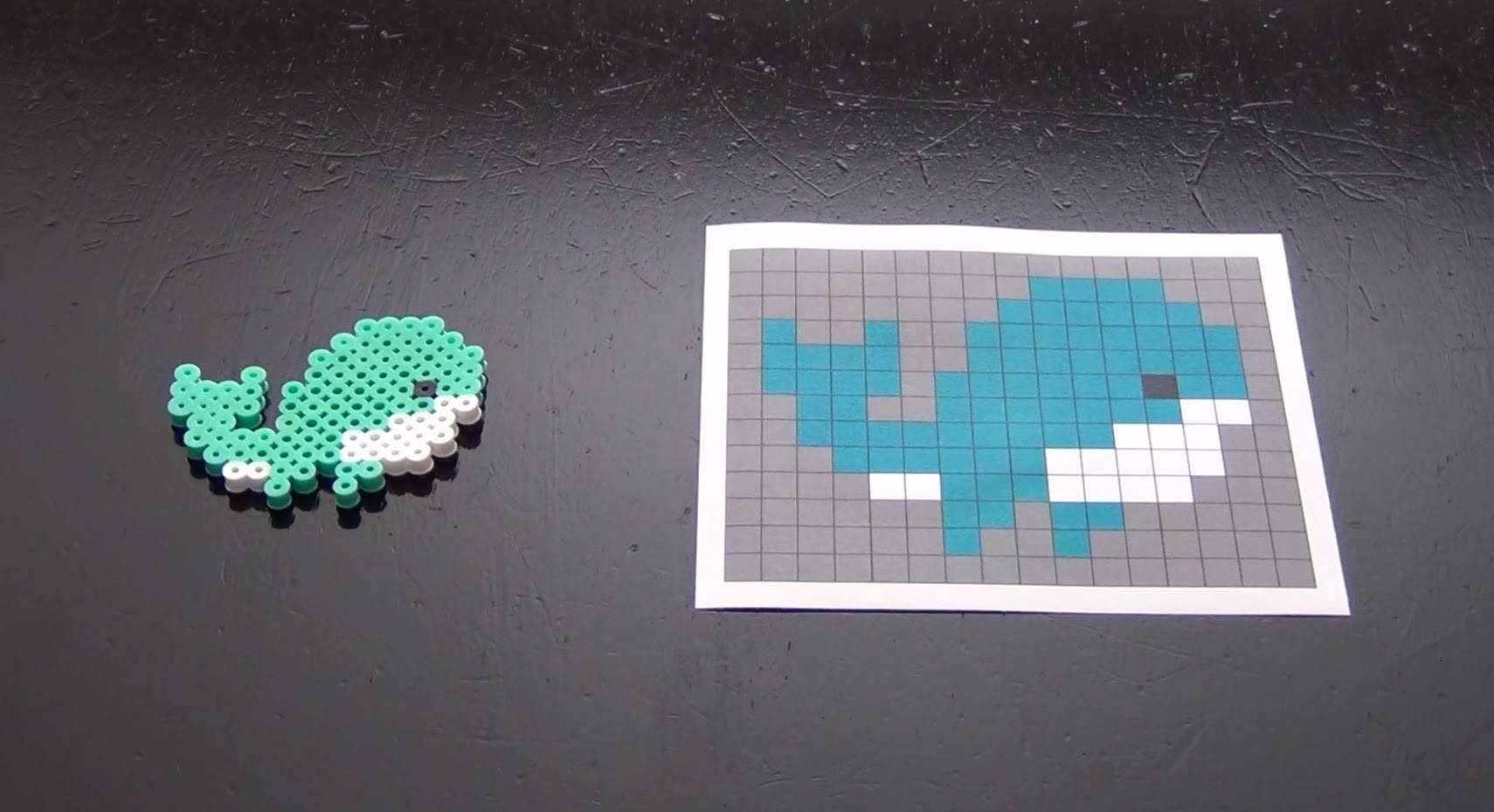 How to Make a Cute Perler Bead Whale