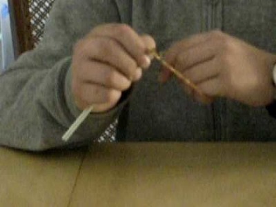How to make a straw arrow