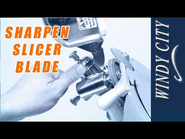 How to sharpen slicer blade tutorial DIY Windy City Restaurant Equipment Parts