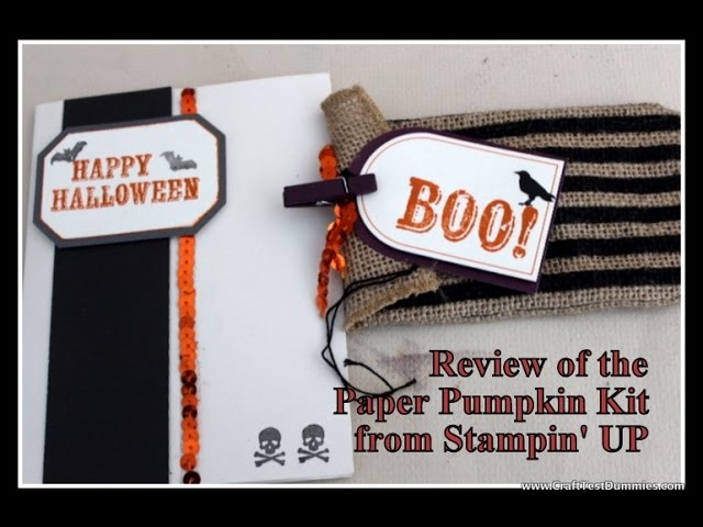 Paper Pumpkin Kit from STAMPIN UP Review