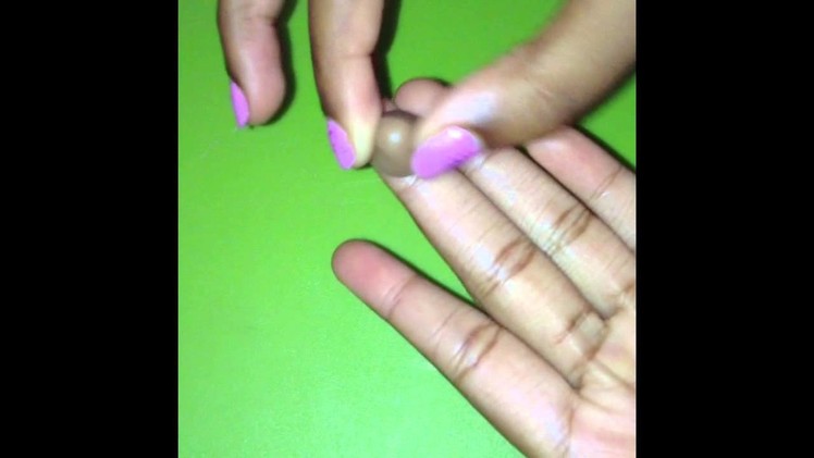 Polymer clay Hershey's kiss tutorial