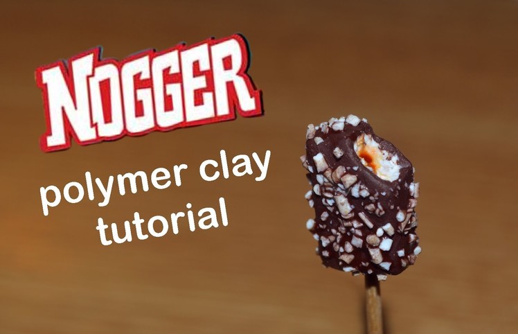 Polymer clay tutorial Algida Nogger Ice cream Popsicle