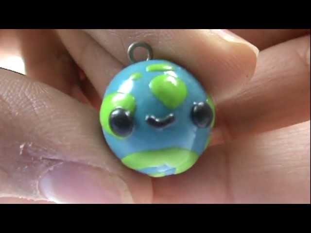 ✿ Polymer Clay Tutorial - World.Globe Charm (Request) ✿