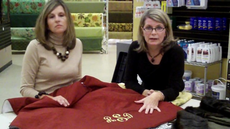 Rhonda & Debra Talk About How To Use Fabric To Decorate For The Holidays