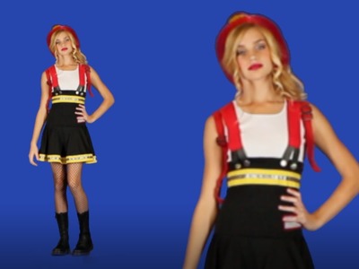 Teen Firefighter Cutie Costume Dress