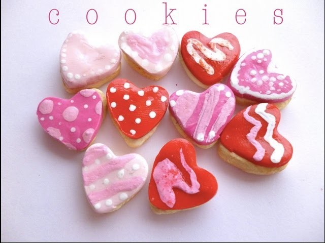 VALENTINE'S DAY COOKIES - Polymer Clay Tutorial