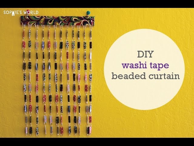 Washi Tape Beaded Curtain|Sophie's World