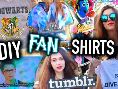 10 DIY Tumblr Inspired T-Shirts: FAN EDITION - Easy Graphic T-Shirt Ideas
