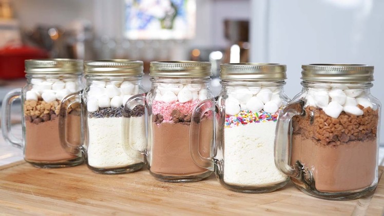 5 Hot Chocolate-In-A-Jar Recipes | Edible Gifts
