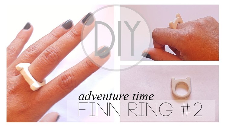 Adventure Time Finn Ring Tutorial #2 [Polymer Clay]