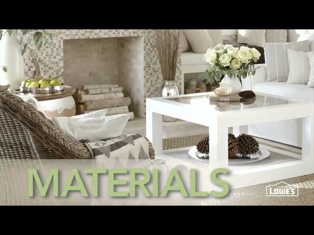 Bring the outdoors, indoors through decor  - Lowe's Creative Ideas