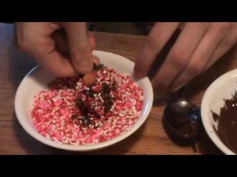 Cooking with Sean: - episode 6: Popcorn and Chocolate Covered Strawberries