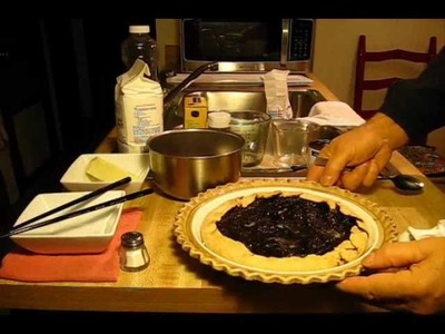 Cranberry Sauce Pie,,, easy homemade crust