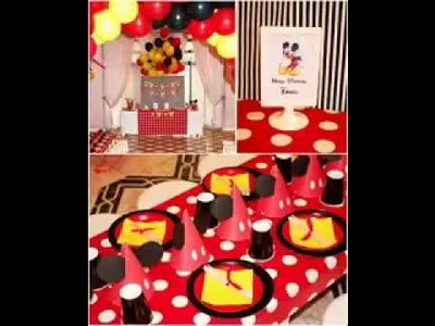 [ Decoration Ideas ] Mickey mouse party decorations