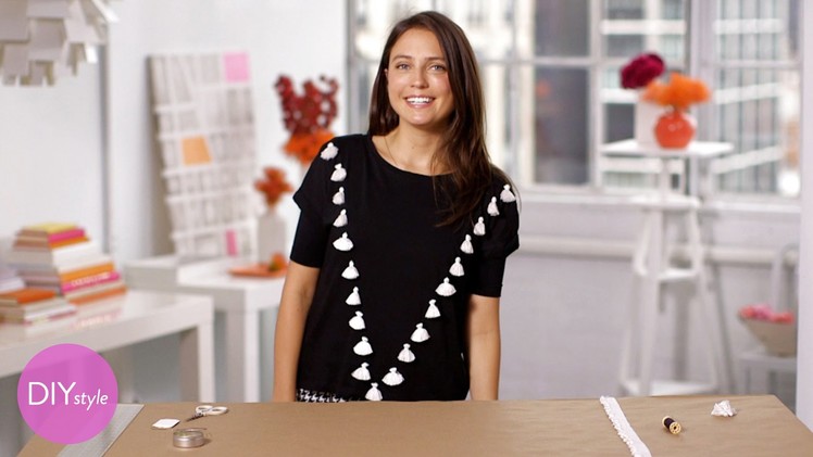 DIY Embellished Tassel Shirts - DIY Style - Martha Stewart