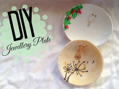 DIY| How To Make A Jewellery Plate | CuteNailPolishArt