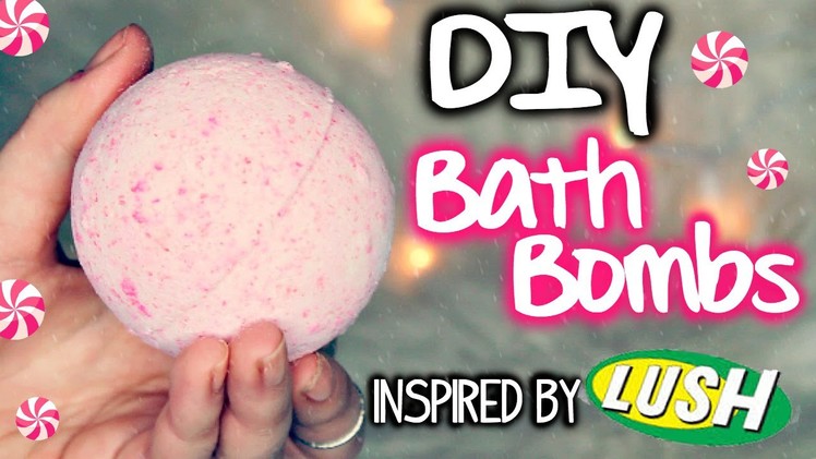 DIY Peppermint Bath Bombs! Inspired by Lush