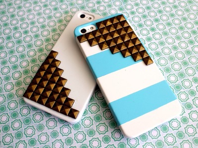 DIY Studded Cell Phone Cases!