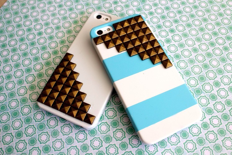 DIY Studded Cell Phone Cases!