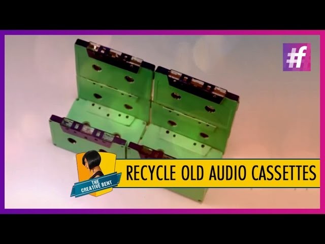 DIY Tutorial - How to Upscale Old Audio Cassettes to Newspaper Holder