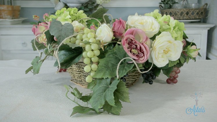 Flowers & Floristry Tutorial: How to make a Grapevine and Roses Wreath