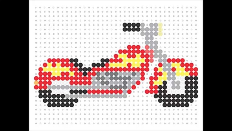 Hama Bead Motorbike (Transport Series 2 #2)