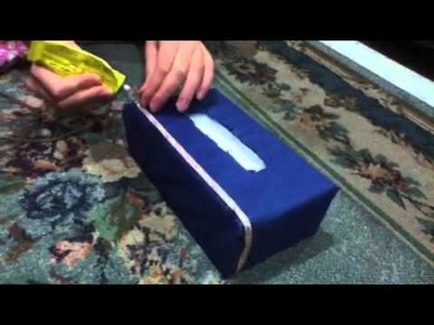 How to decorate a tissue box