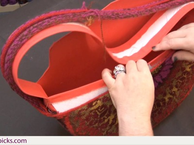 How to Line the East Meets West Bag Part 6: Inserting the Lining