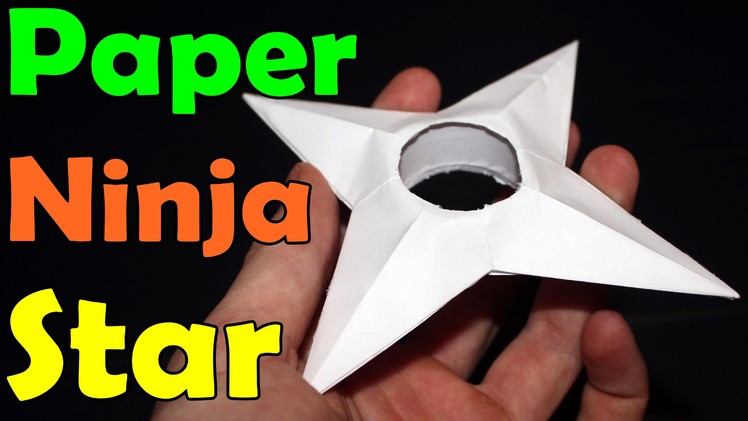 How to Make a Cardboard. Paper Ninja Star