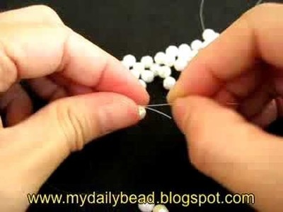 How to make a cross pendant with beads- Part 1
