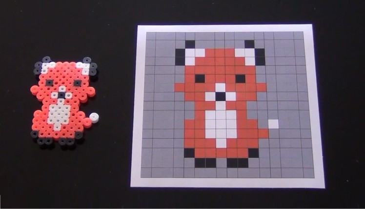 How to Make a Cute Perler Bead Fox