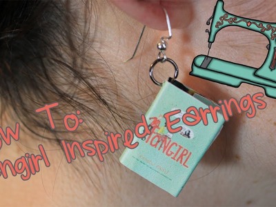 How To Make Book Earrings | Inspired by Rainbow Rowell's Fangirl